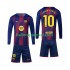 FC Barcelona Voetbalshirt Lamine Yamal 10 Kleuters/Kids Thuis Tenue 2025-2026 Lange Mouw