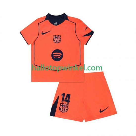 FC Barcelona Voetbalshirt Marcus Rashford 14 UCL Kleuters/Kids Derde Tenue 2025-2026 Korte Mouw