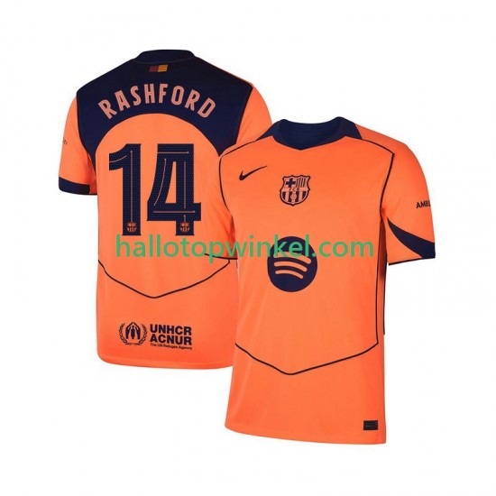FC Barcelona Voetbalshirt Marcus Rashford 14 UCL Heren Derde Tenue 2025-2026 Korte Mouw