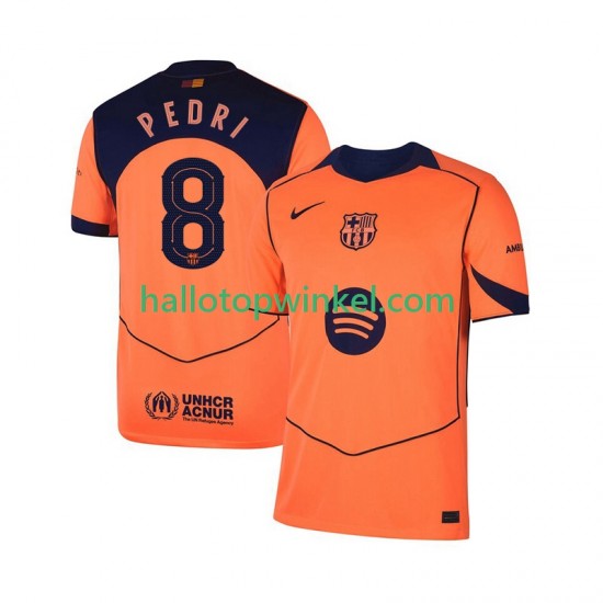 FC Barcelona Voetbalshirt Pedri 8 UCL Heren Derde Tenue 2025-2026 Korte Mouw