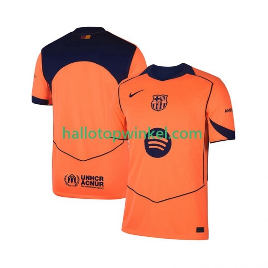 FC Barcelona Voetbalshirt Heren Derde Tenue 2025-2026 Korte Mouw