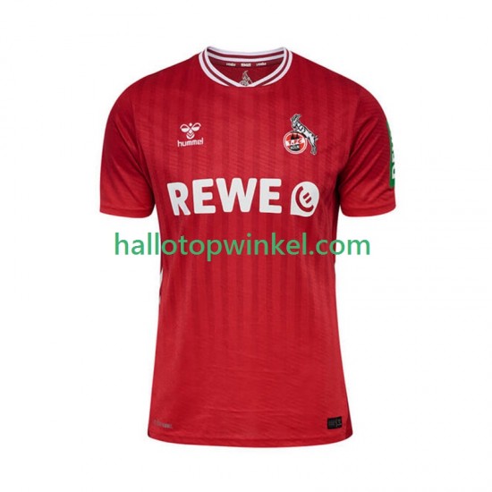 FC Köln Voetbalshirt Heren Uit Tenue 2025-2026 Korte Mouw