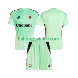 Voetbalshirt Fenerbahce Doelman Kleuters/Kids Uit Tenue 2025-2026 Korte Mouw