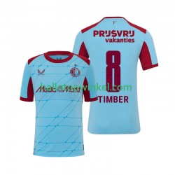 Feyenoord Rotterdam Voetbalshirt Quinten Timber 8 Heren Derde Tenue 2025-2026 Korte Mouw