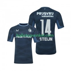 Feyenoord Rotterdam Voetbalshirt Sem Steijn 14 Heren Uit Tenue 2025-2026 Korte Mouw