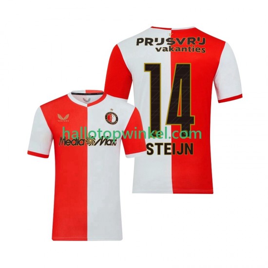 Feyenoord Rotterdam Voetbalshirt Sem Steijn 14 Heren Thuis Tenue 2025-2026 Korte Mouw