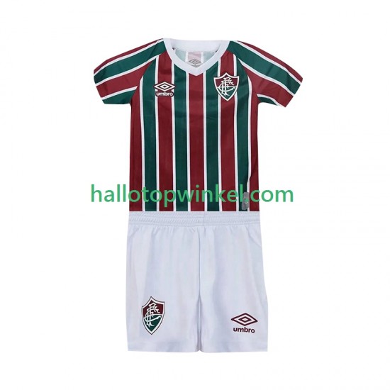 Fluminense Voetbalshirt Kleuters/Kids Thuis Tenue 2025-2026 Korte Mouw