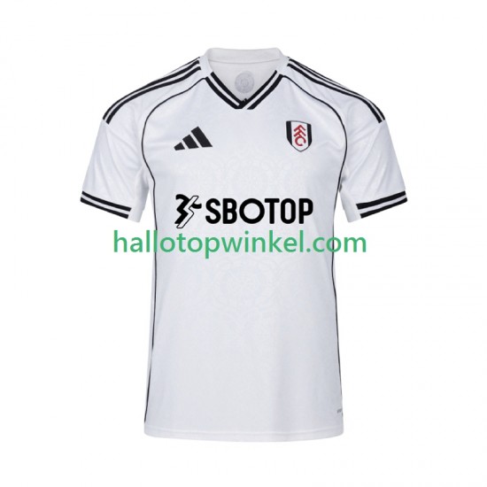 Fulham Voetbalshirt Heren Thuis Tenue 2025-2026 Korte Mouw