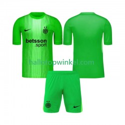 Inter Milan Voetbalshirt Doelman Kleuters/Kids Derde Tenue 2025-2026 Korte Mouw
