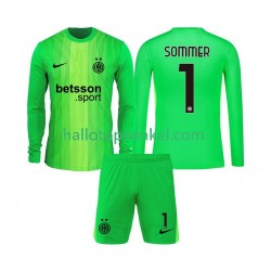 Inter Milan Voetbalshirt Yann Sommer 1 Doelman Kleuters/Kids Derde Tenue 2025-2026 Lange Mouw