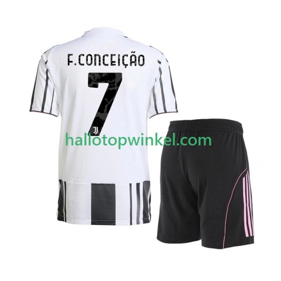 Juventus Voetbalshirt Francisco Conceicao 7 Kleuters/Kids Thuis Tenue 2025-2026 Korte Mouw