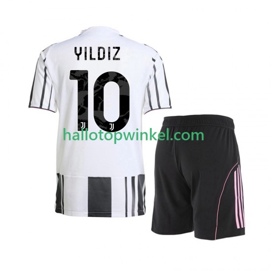 Juventus Voetbalshirt Kenan Yildiz 10 Kleuters/Kids Thuis Tenue 2025-2026 Korte Mouw