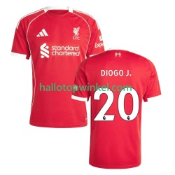 Liverpool Voetbalshirt Diogo Jota 20 Heren Thuis Tenue 2025-2026 Korte Mouw