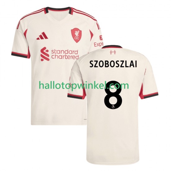Liverpool Voetbalshirt Dominik Szoboszlai 8 Heren Uit Tenue 2025-2026 Korte Mouw