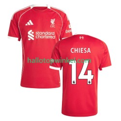 Liverpool Voetbalshirt Federico Chiesa 14 Heren Thuis Tenue 2025-2026 Korte Mouw