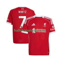 Liverpool Voetbalshirt Florian Wirtz 7 Heren Thuis Tenue 2025-2026 Korte Mouw