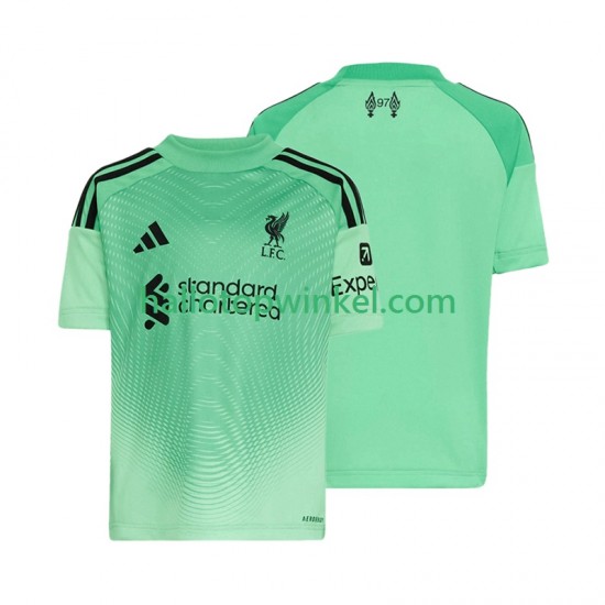 Liverpool Voetbalshirt Doelman Heren Thuis Tenue 2025-2026 Korte Mouw