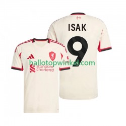 Liverpool Voetbalshirt ISAK 9 Heren Uit Tenue 2025-2026 Korte Mouw