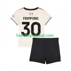 Liverpool Voetbalshirt Jeremie Frimpong 30 Kleuters/Kids Uit Tenue 2025-2026 Korte Mouw