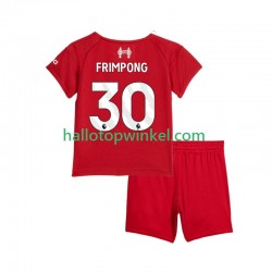Liverpool Voetbalshirt Jeremie Frimpong 30 Kleuters/Kids Thuis Tenue 2025-2026 Korte Mouw
