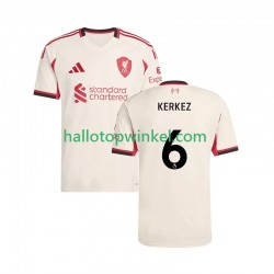 Liverpool Voetbalshirt Milos Kerkez 6 Heren Uit Tenue 2025-2026 Korte Mouw