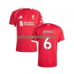 Liverpool Voetbalshirt Milos Kerkez 6 Heren Thuis Tenue 2025-2026 Korte Mouw