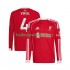 Liverpool Voetbalshirt Virgil van Dijk 4 Heren Thuis Tenue 2025-2026 Lange Mouw