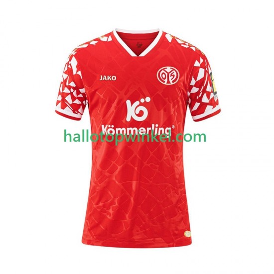 Mainz 05 Voetbalshirt Heren Thuis Tenue 2025-2026 Korte Mouw