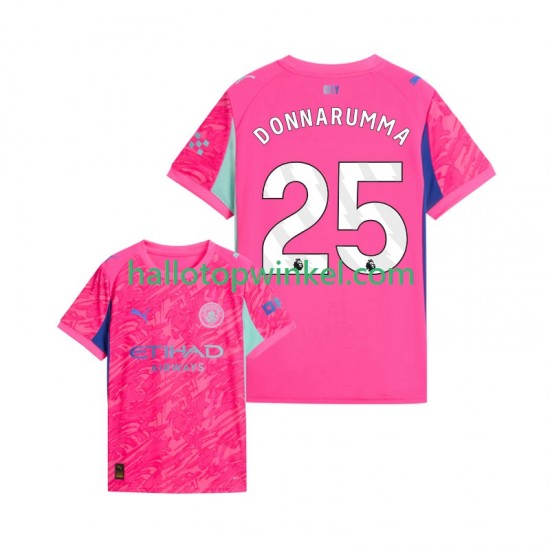 Manchester City Voetbalshirt Gianluigi Donnarumma 25 Doelman Heren Uit Tenue 2025-2026 Korte Mouw
