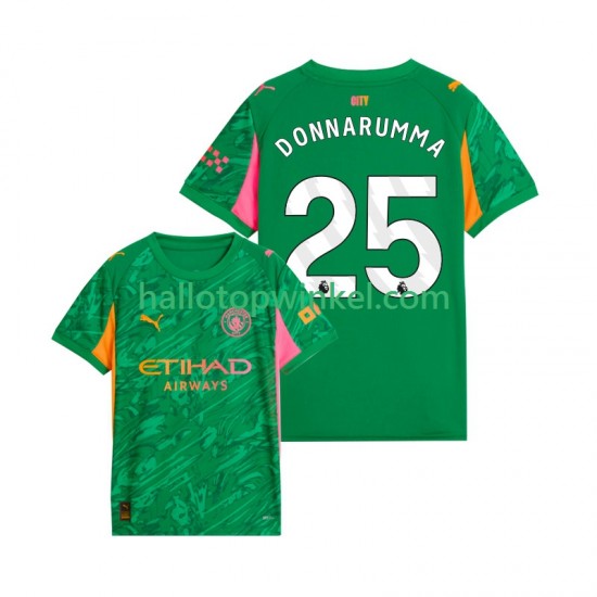 Manchester City Voetbalshirt Gianluigi Donnarumma 25 Doelman Heren Thuis Tenue 2025-2026 Korte Mouw