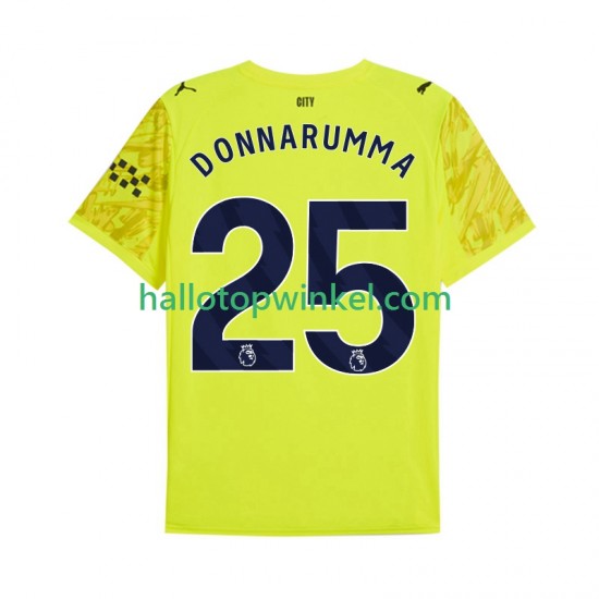 Manchester City Voetbalshirt Gianluigi Donnarumma 25 Doelman Heren Derde Tenue 2025-2026 Korte Mouw