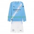 Manchester City Voetbalshirt Kleuters/Kids Thuis Tenue 2025-2026 Lange Mouw