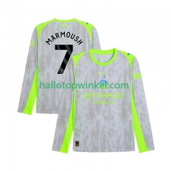 Manchester City Voetbalshirt Omar Marmoush 7 Heren Derde Tenue 2025-2026 Lange Mouw