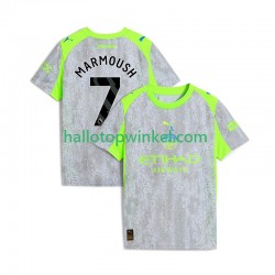 Manchester City Voetbalshirt Omar Marmoush 7 Heren Derde Tenue 2025-2026 Korte Mouw