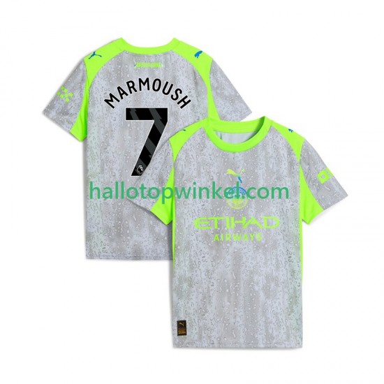 Manchester City Voetbalshirt Omar Marmoush 7 Heren Derde Tenue 2025-2026 Korte Mouw