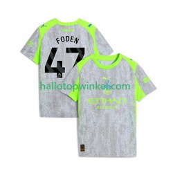 Manchester City Voetbalshirt Phil Foden 47 Heren Derde Tenue 2025-2026 Korte Mouw