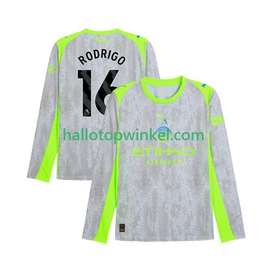 Manchester City Voetbalshirt Rodrigo Hernandez 16 Heren Derde Tenue 2025-2026 Lange Mouw