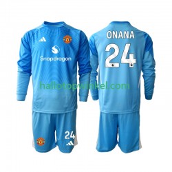 Manchester United Voetbalshirt Andre Onana 24 Doelman Kleuters/Kids Thuis Tenue 2025-2026 Lange Mouw