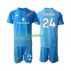 Manchester United Voetbalshirt Andre Onana 24 Doelman Kleuters/Kids Thuis Tenue 2025-2026 Korte Mouw