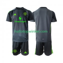 Manchester United Voetbalshirt Doelman Kleuters/Kids Uit Tenue 2025-2026 Korte Mouw