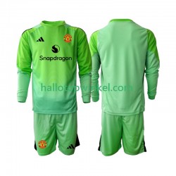 Manchester United Voetbalshirt Doelman Kleuters/Kids Vierde Tenue 2025-2026 Lange Mouw