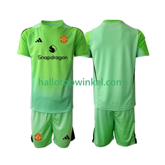 Manchester United Voetbalshirt Doelman Kleuters/Kids Vierde Tenue 2025-2026 Korte Mouw