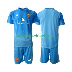 Manchester United Voetbalshirt Doelman Kleuters/Kids Thuis Tenue 2025-2026 Korte Mouw
