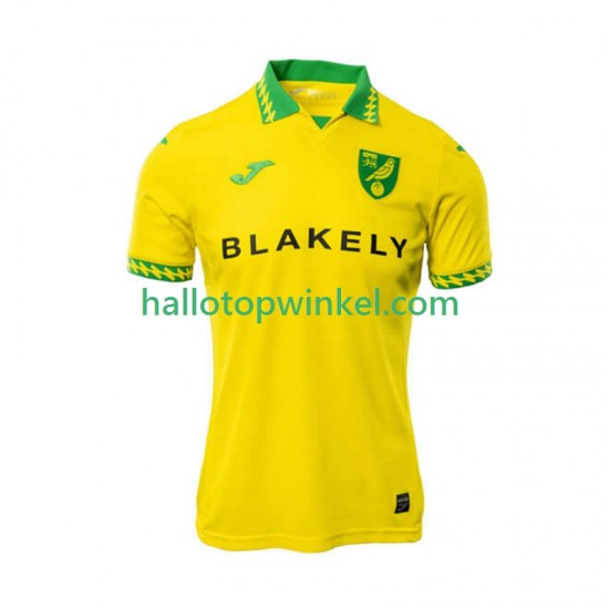 Norwich City Voetbalshirt Heren Thuis Tenue 2025-2026 Korte Mouw