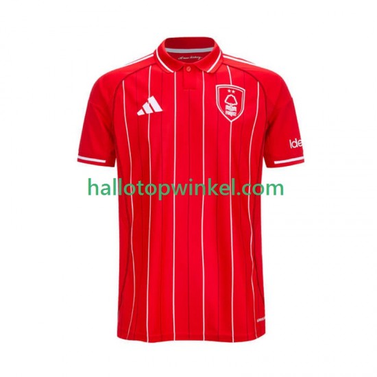 Nottingham Forest Voetbalshirt Heren Thuis Tenue 2025-2026 Korte Mouw
