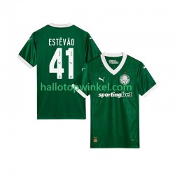 Palmeiras Voetbalshirt Estevao 41 Heren Thuis Tenue 2025-2026 Korte Mouw