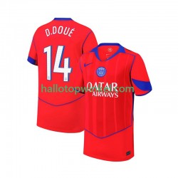 Paris Saint-Germain Voetbalshirt Desire Doue 14 Heren Derde Tenue 2025-2026 Korte Mouw