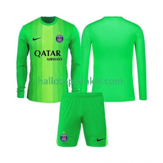 Paris Saint-Germain Voetbalshirt Doelman Kleuters/Kids Uit Tenue 2025-2026 Lange Mouw