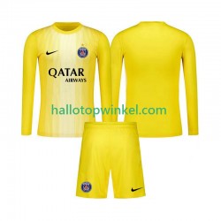 Paris Saint-Germain Voetbalshirt Doelman Kleuters/Kids Derde Tenue 2025-2026 Lange Mouw