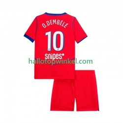 Paris Saint-Germain Voetbalshirt Ousmane Dembele 10 Kleuters/Kids Derde Tenue 2025-2026 Korte Mouw